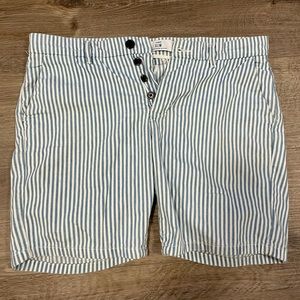 Topman Striped shorts size 30 blue and white. Great condition. Not worn much.